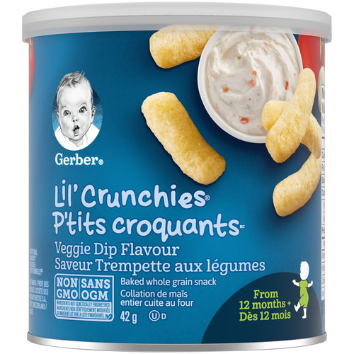 GERBER® LIL’ CRUNCHIES® Veggie Dip, Toddler Snacks