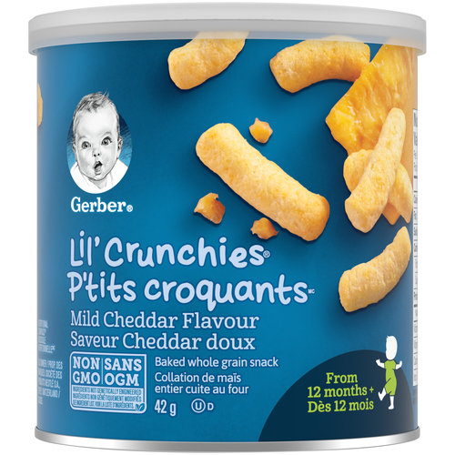 GERBER LIL’ CRUNCHIES Mild Cheddar Toddler Snacks