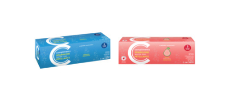 COMPLIMENTS Sparkling Water 12x355mL