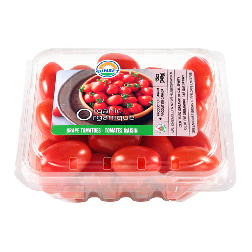 Sunset Organic Tomatoes Grape 284 g