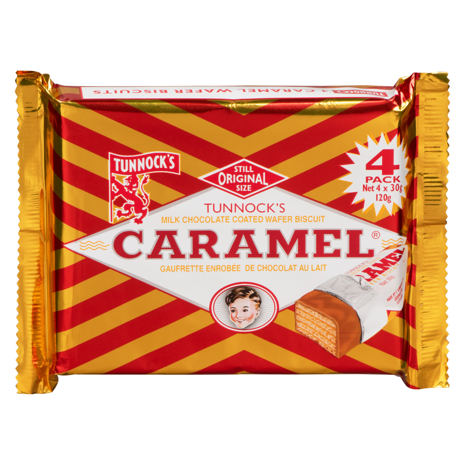 Tunnock's Caramel Wafer 4Pk