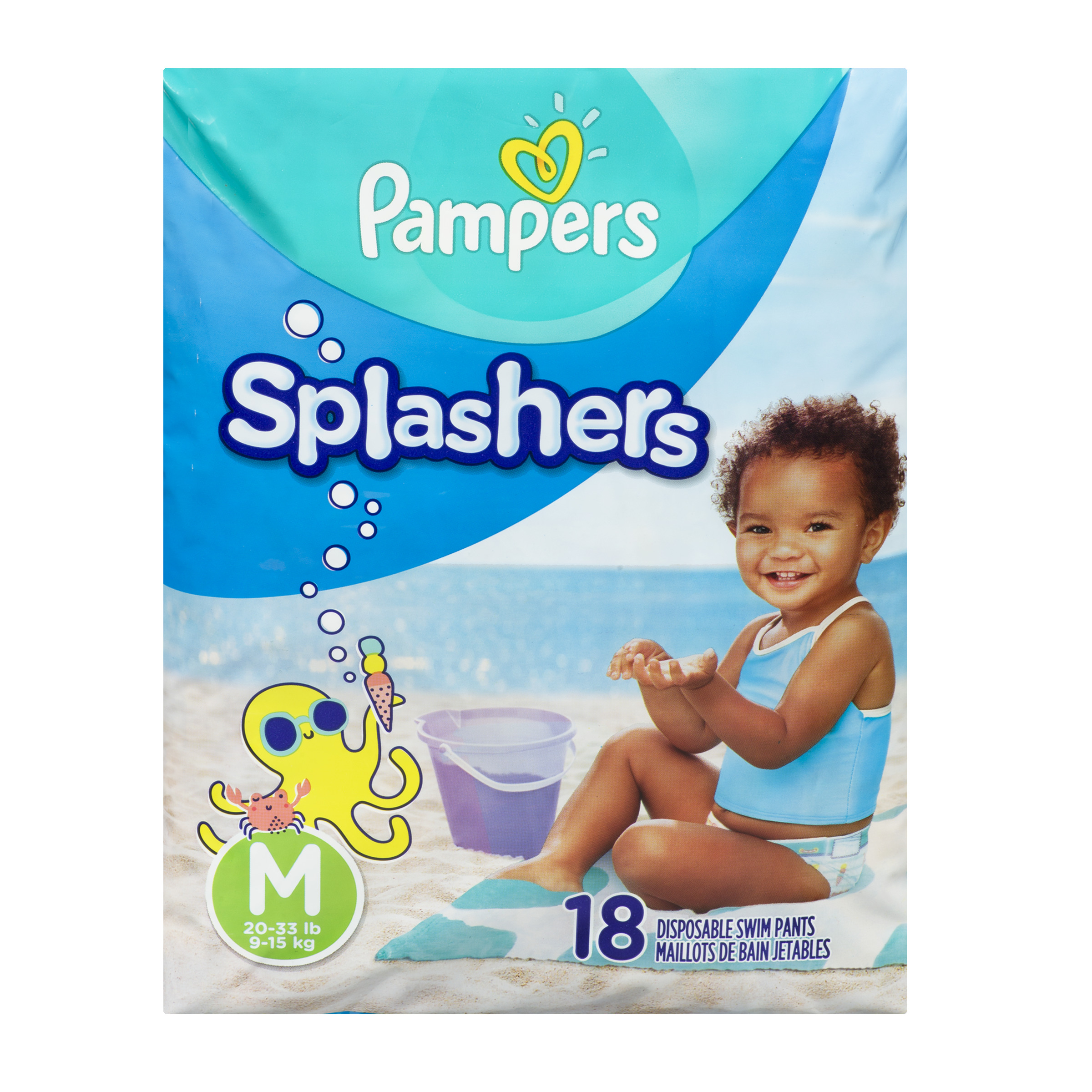 Buy Pampers Splashers Diapers Size M 18 Count | Safeway Canada