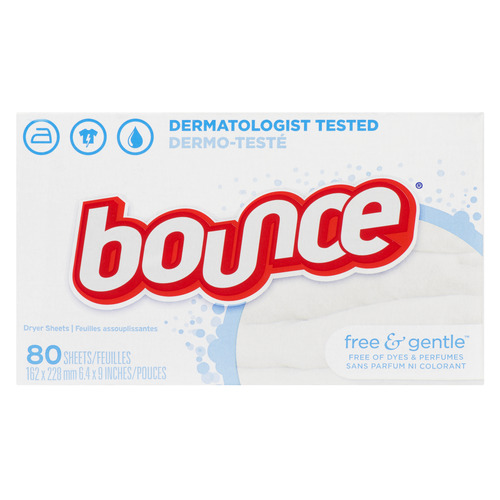 Bounce Fabric Softener Free & Gentle