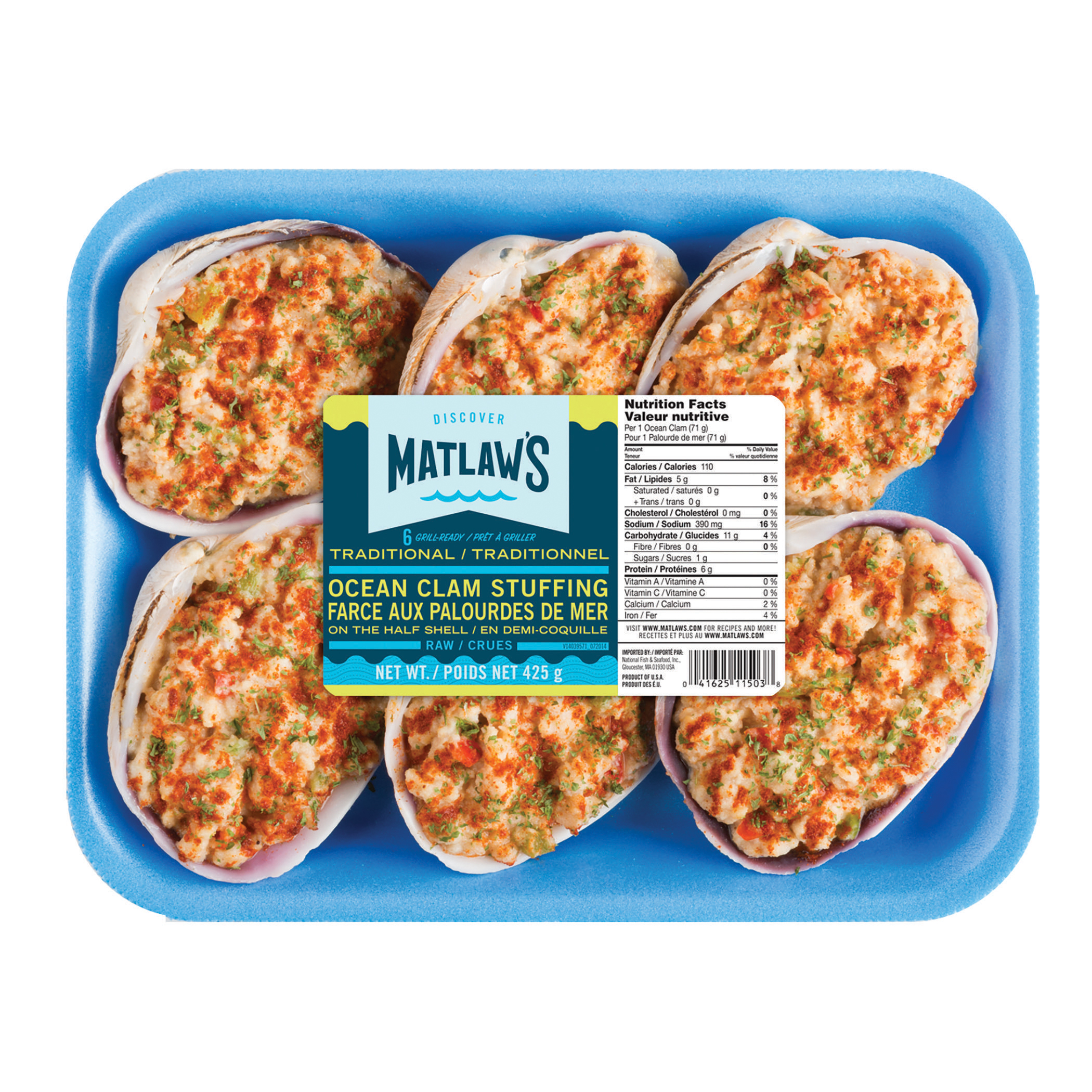 Matlaws Stuffed Clams