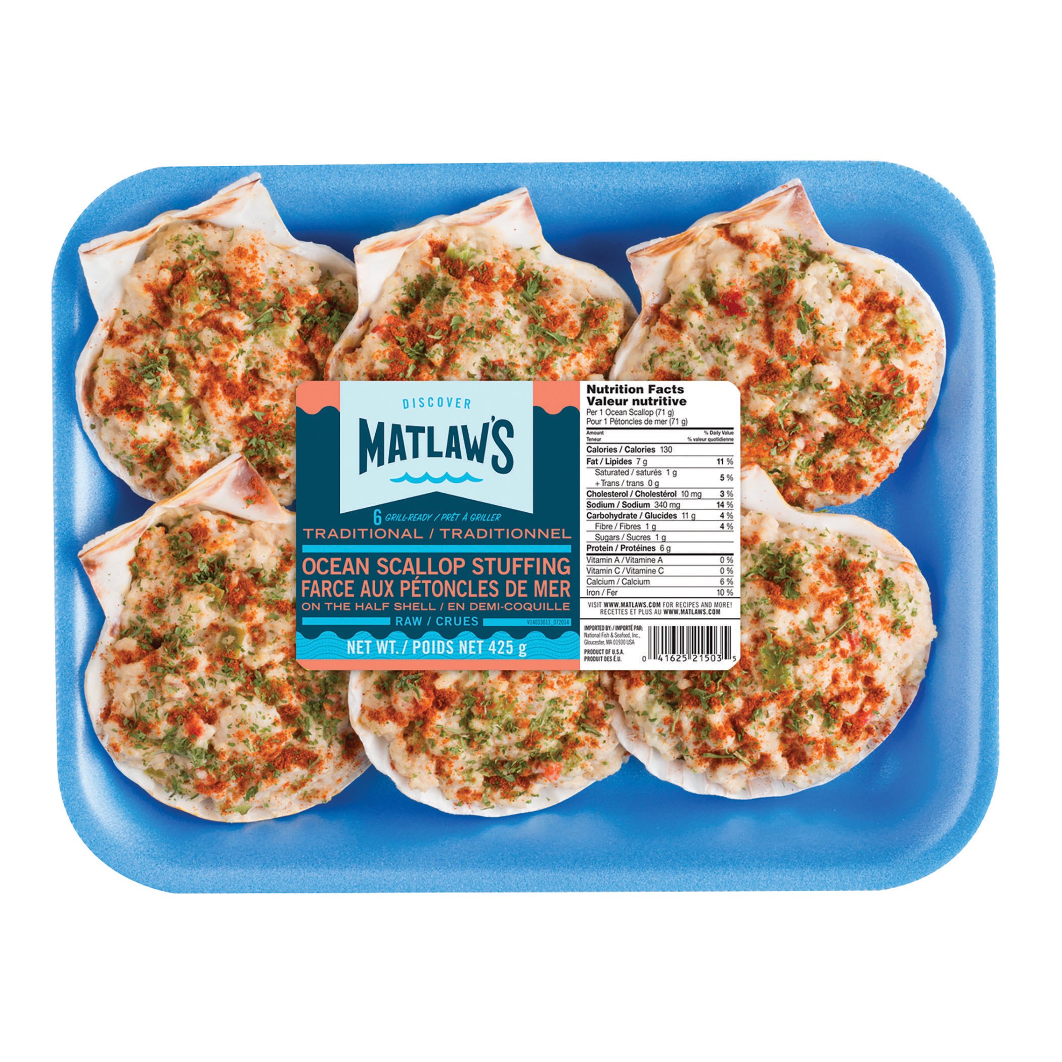 Matlaws Scallops Stuffed