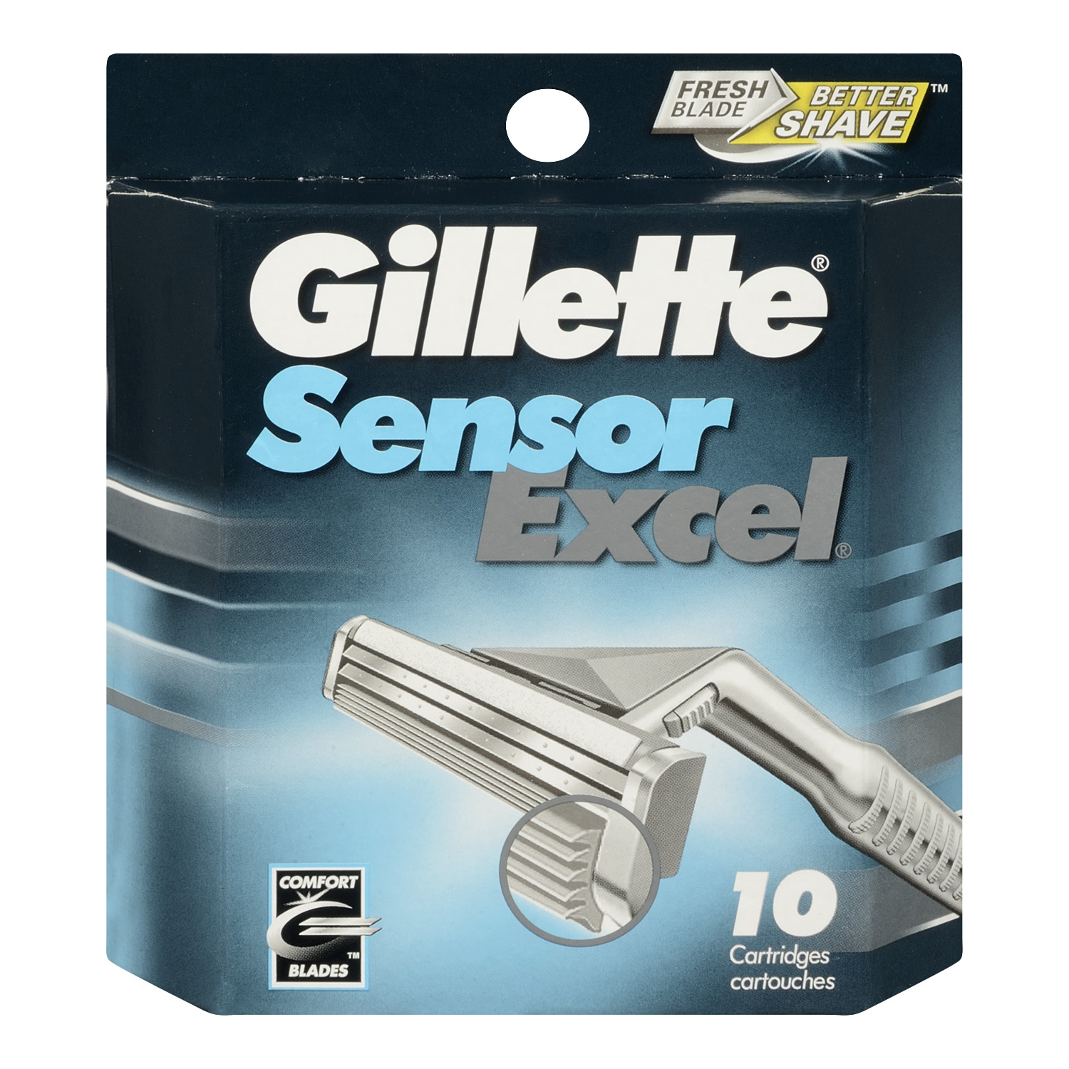 Buy Gillette Sensor Excel Razor Blade Refill 10 Cartridges | FreshCo