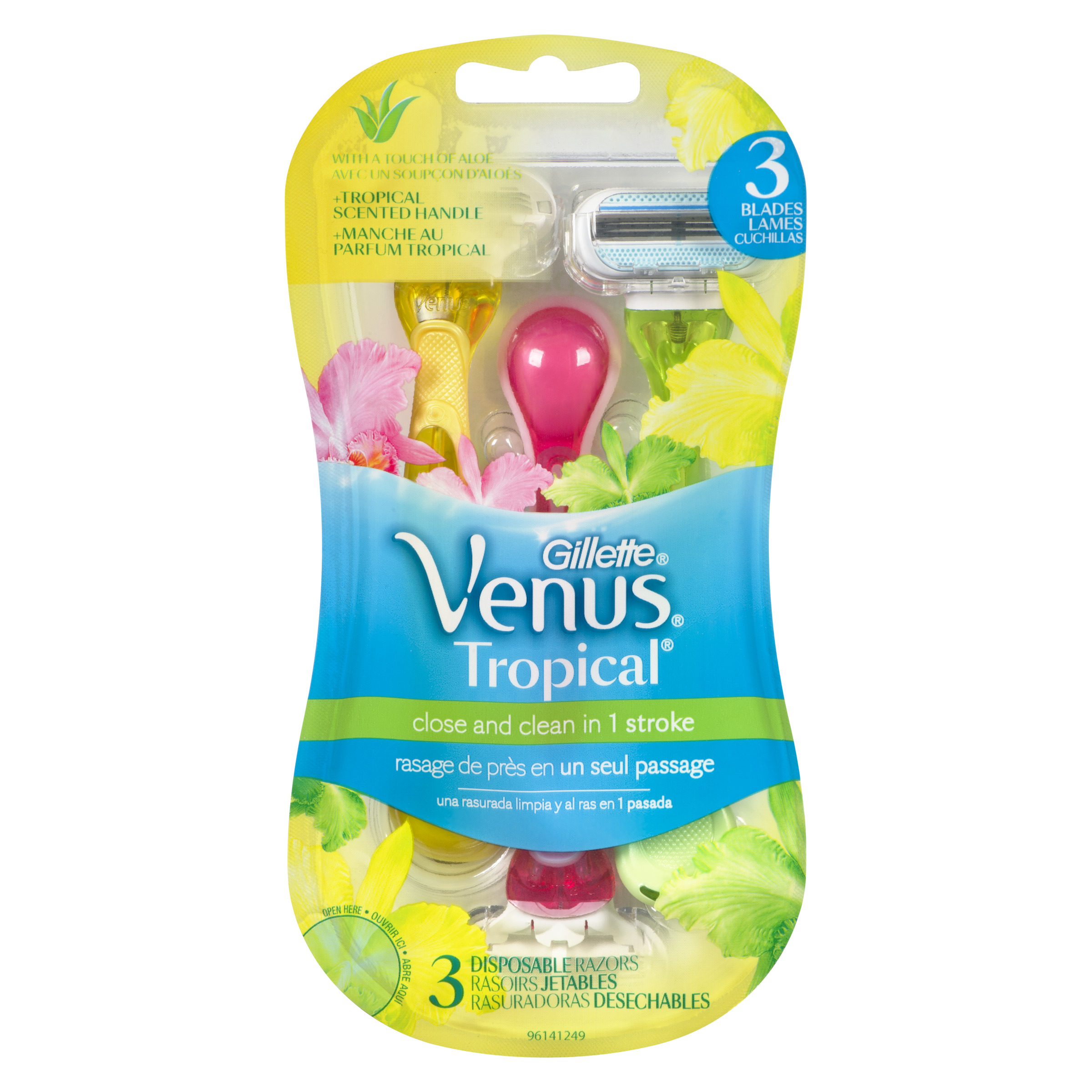 Buy Gillette Venus Disposable Razors Tropical 3 Cartridges
