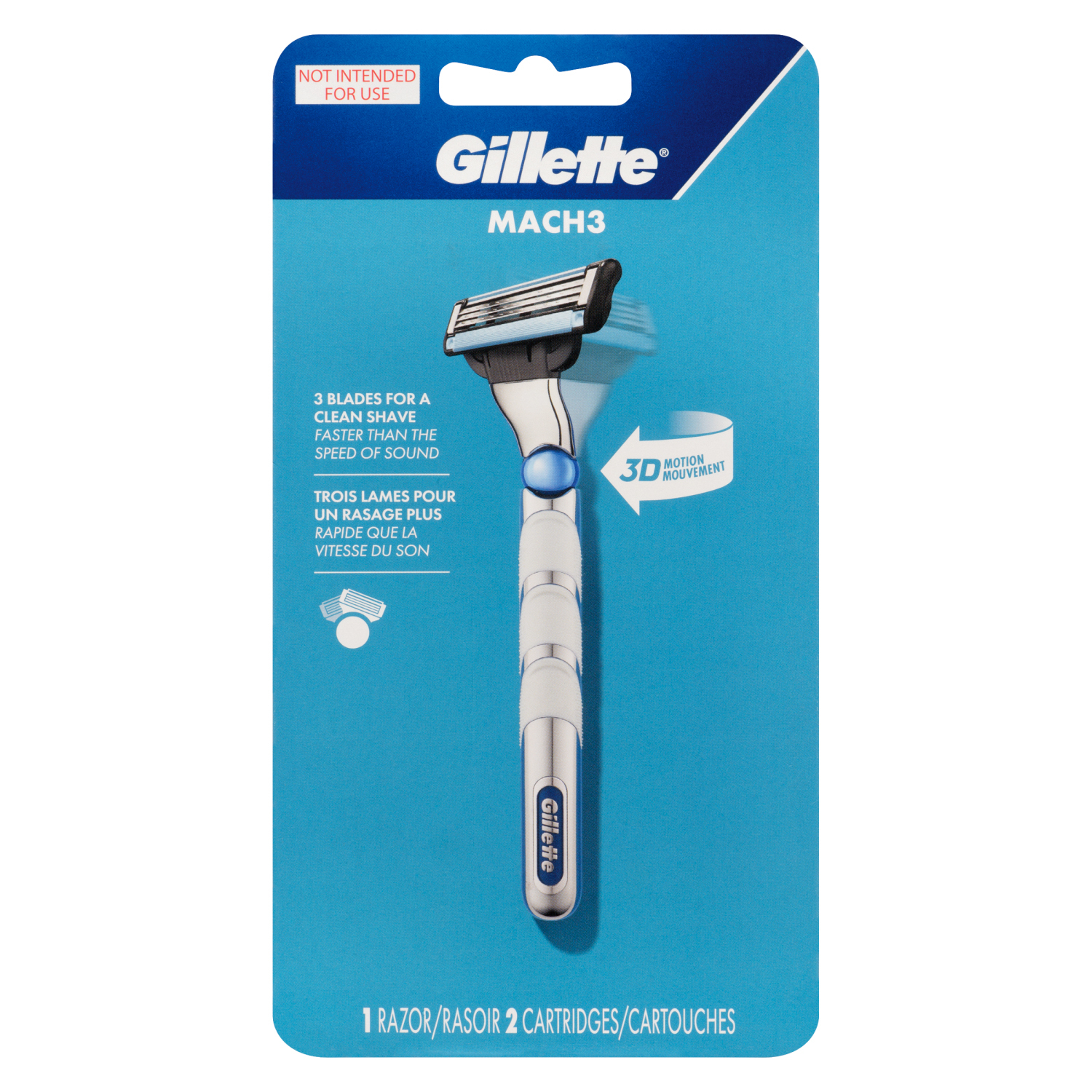 Buy Gillette Mach3 3D Sphere Base Razor With 2 Blades | Sobeys Inc.