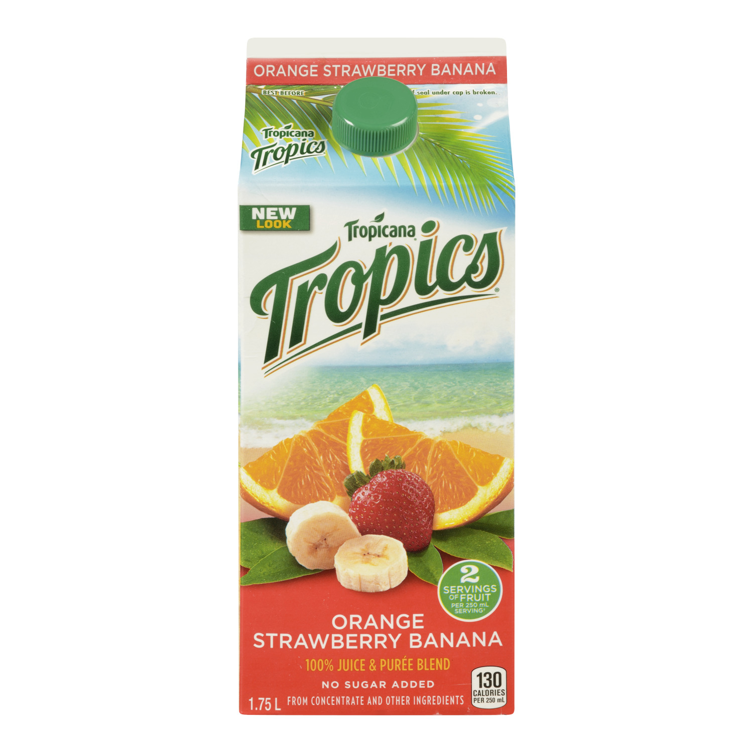 Buy Tropicana Tropics Juice Orange Strawberry Banana 1.75 L