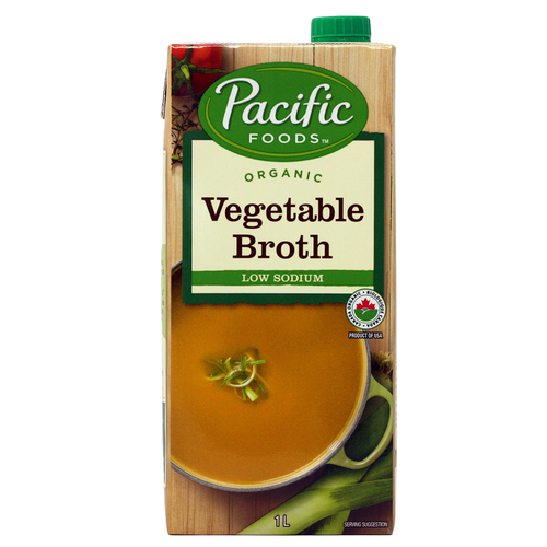 Pacific Foods Organic Broth Vegetable Low Sodium