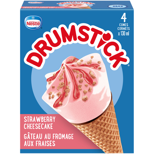 Nestle Drumstick Strawberry Cheesecake Cones