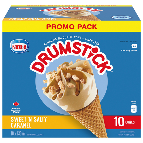 Drumstick Sweet N' Salty Caramel Ice Cream