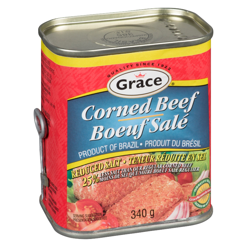 Buy Grace Canned Corned Beef Reduced Salt 340 g | Sobeys Inc.