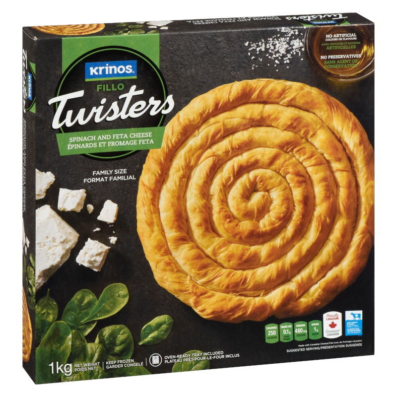 Buy Krinos Spinach Fillo Twisters 1 kg (frozen) | Safeway Canada