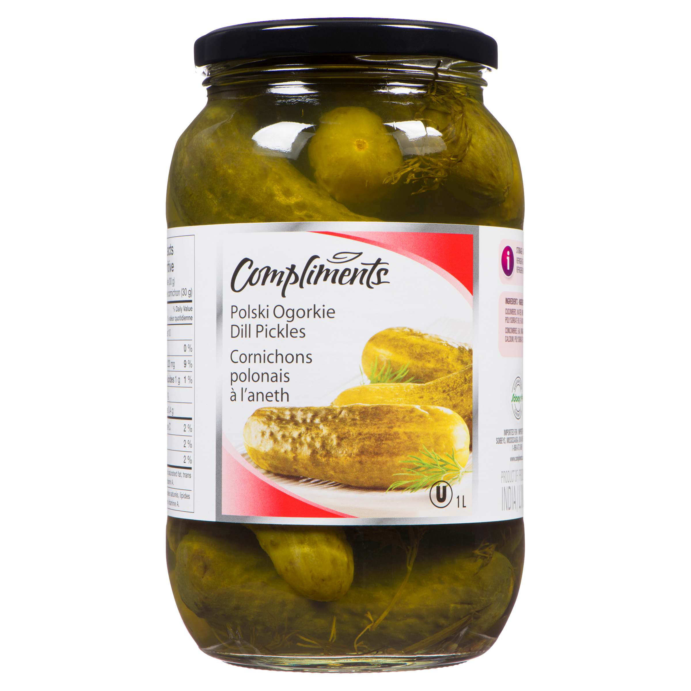 Compliments Pickles Polskie Ogorki