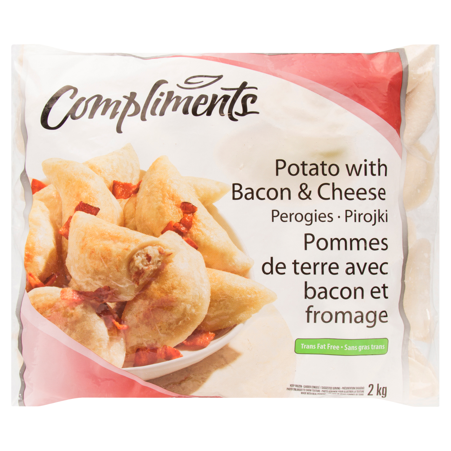 Compliments Potato and Bacon Perogies