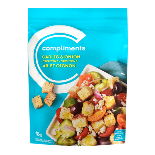 Compliments Croutons Garlic & Onion 145 g