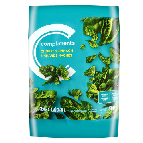 Compliments Frozen Chopped Spinach