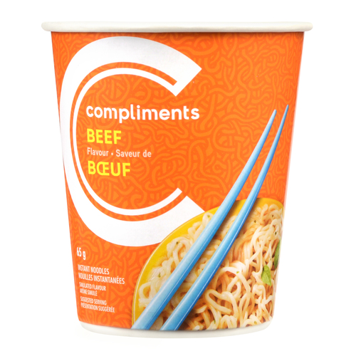 Compliments Instant Noodles Soup Beef