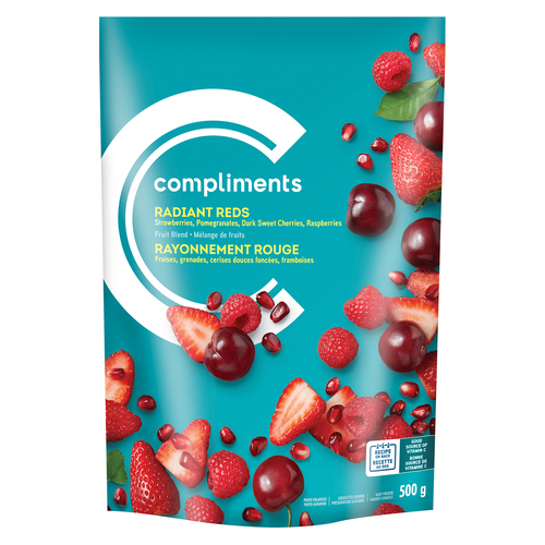 Compliments Frozen Fruit Blend Radiant Reds