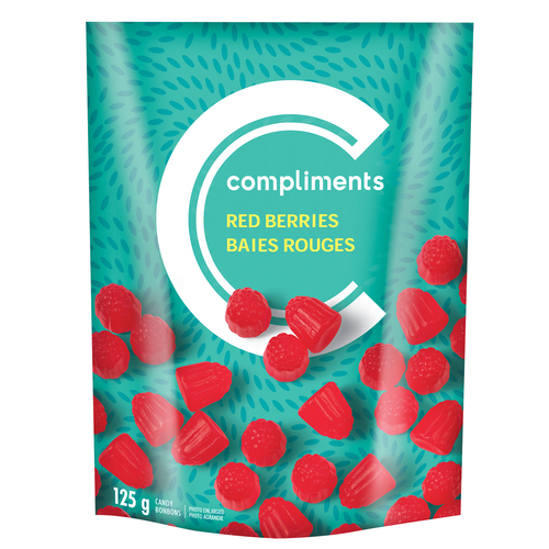 Compliments Candy Red Berries