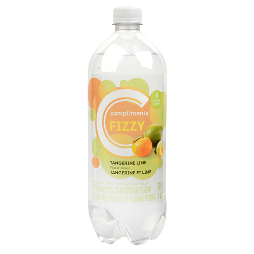 Compliments Sparkling Water Fizzy Peach