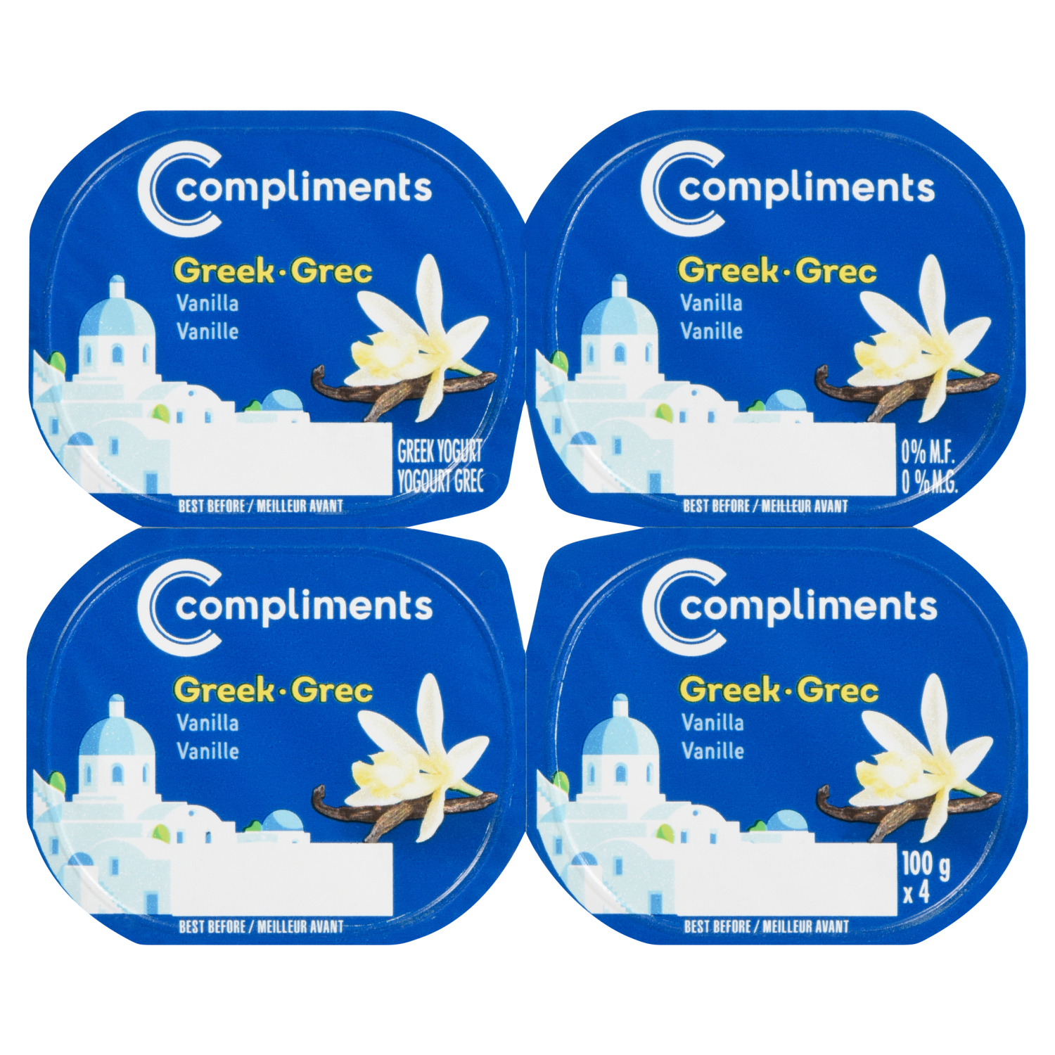 Compliments 0% Greek Yogurt Vanilla