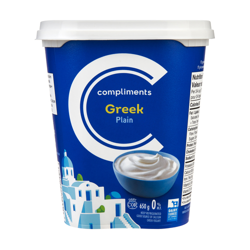 Compliments 0% Greek Yogurt Plain