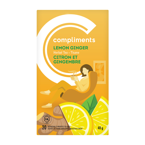 Compliments Herbal Tea Lemon Ginger