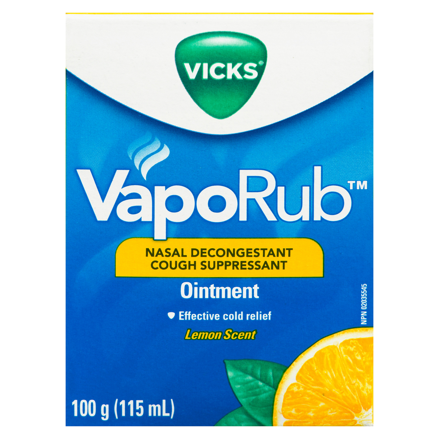 Buy Vicks Vaporub Jar Lemon 115 ml | Foodland