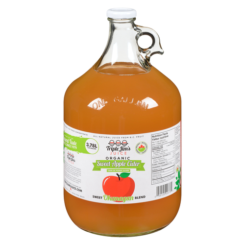 Buy Triple Jim's Juice Organic Sweet Apple Cider L Safeway