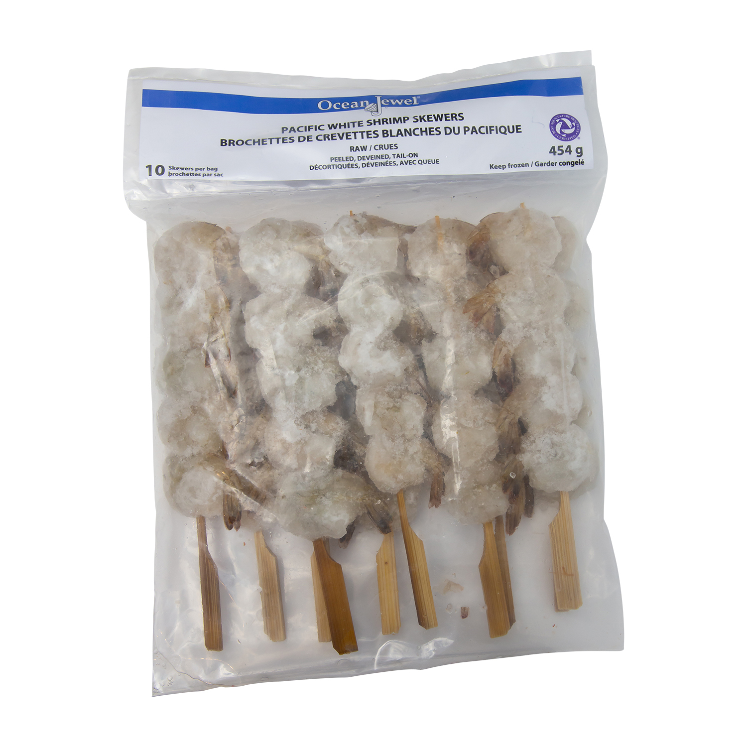 Ocean Jewel Frozen Shrimp Skewers