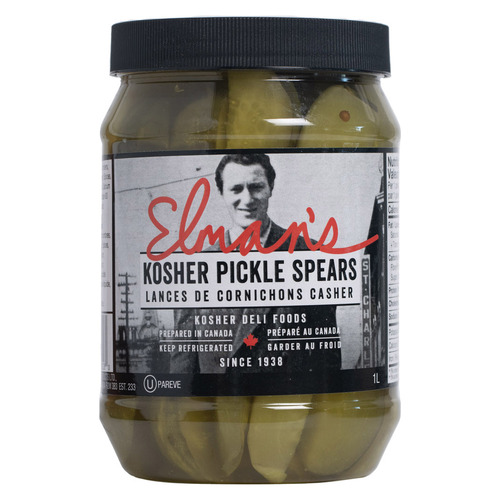 Elman's Kosher Pickle Spears Dill With Garlic