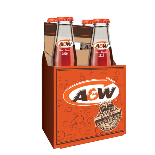 Buy A&W Soft Drink Root Beer Glass 4 x 341 ml (bottles) | Safeway