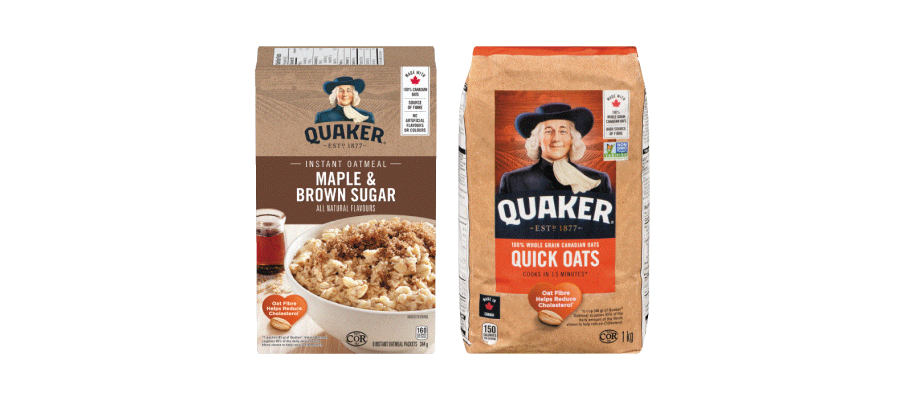 QUAKER Instant Oatmeal 232-344g Quick Old Fashioned Oats 900g-1kg