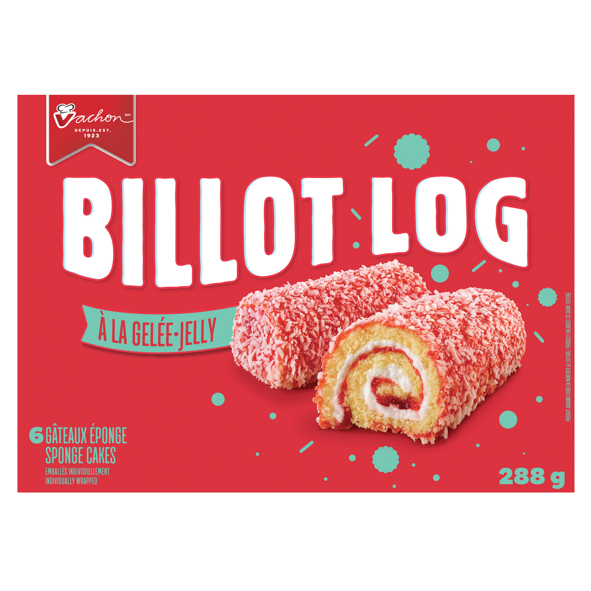 Vachon Billot Log Sponge Cakes