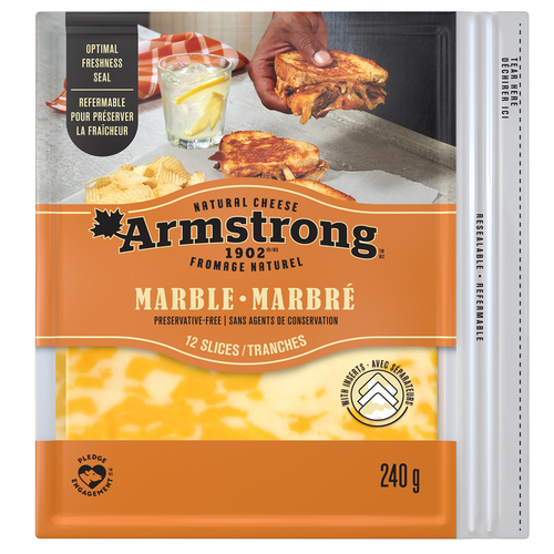 Armstrong Marble Cheddar Cheese Slices