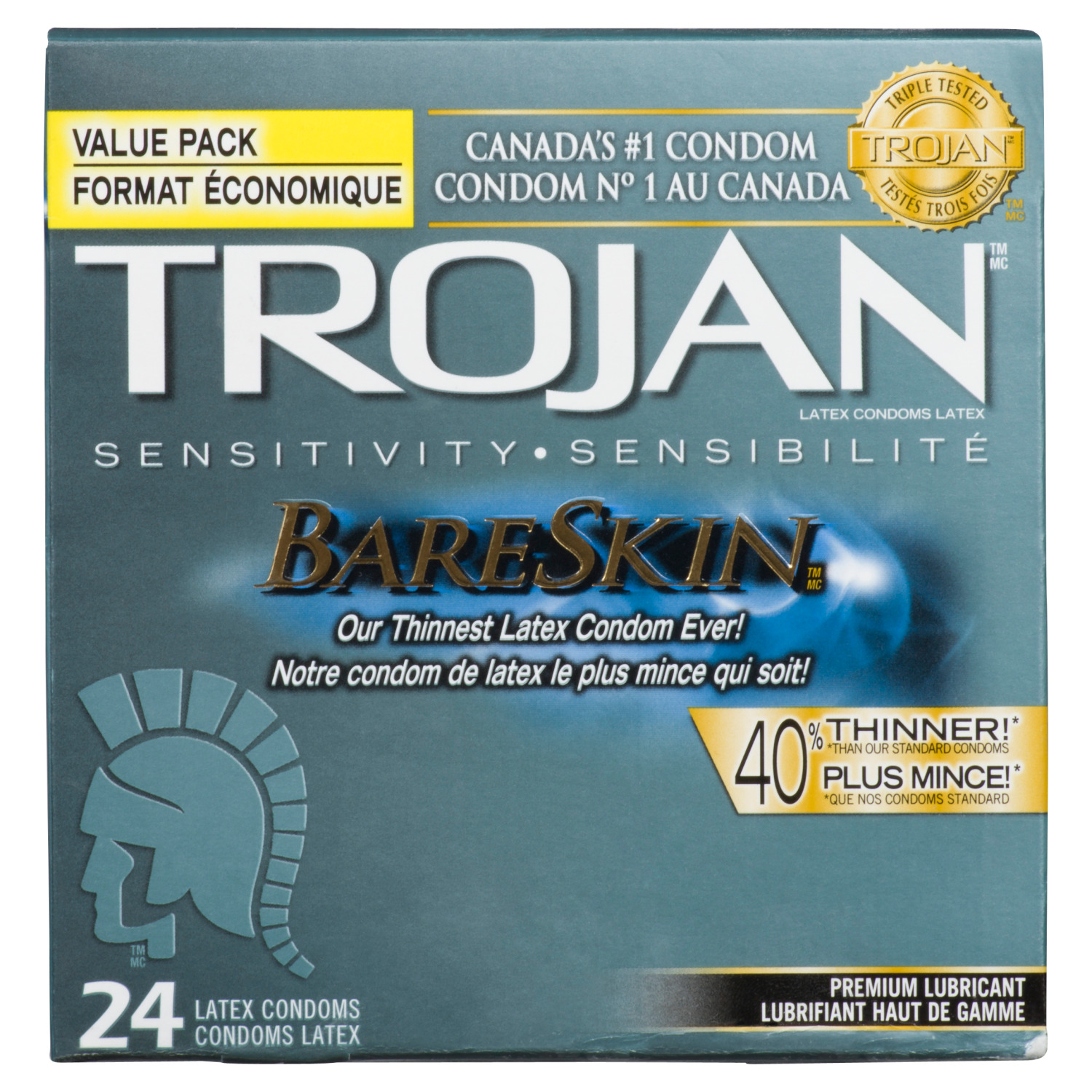 Buy Trojan Bareskin Condoms 24 Count