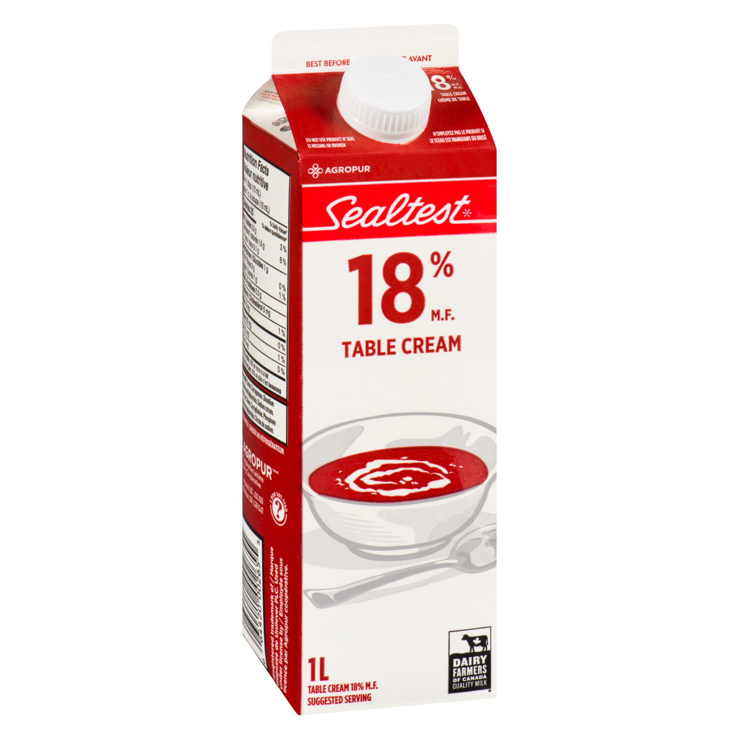 Buy Sealtest 18% Table Cream 1 L | Foodland