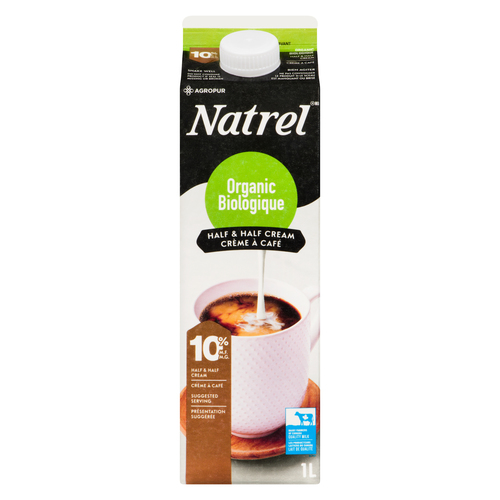 Buy Natrel Organic 10% Coffee Cream Half & Half 1 L | IGA
