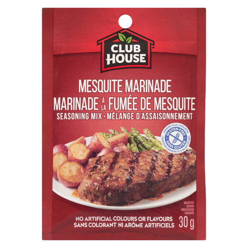 Club House Gluten-Free Seasoning Mix Mesquite Marinades