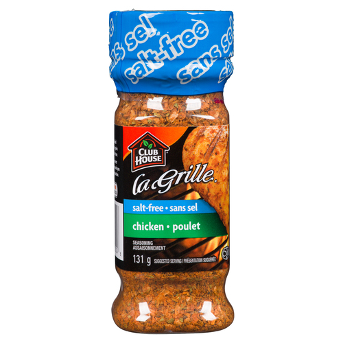 Club House La Grille Seasoning No Salt Added Chicken