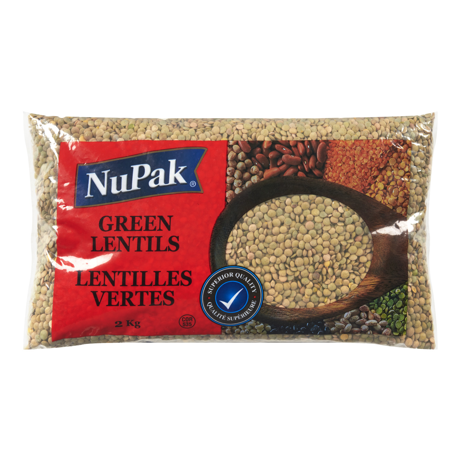 NuPak Green Lentils