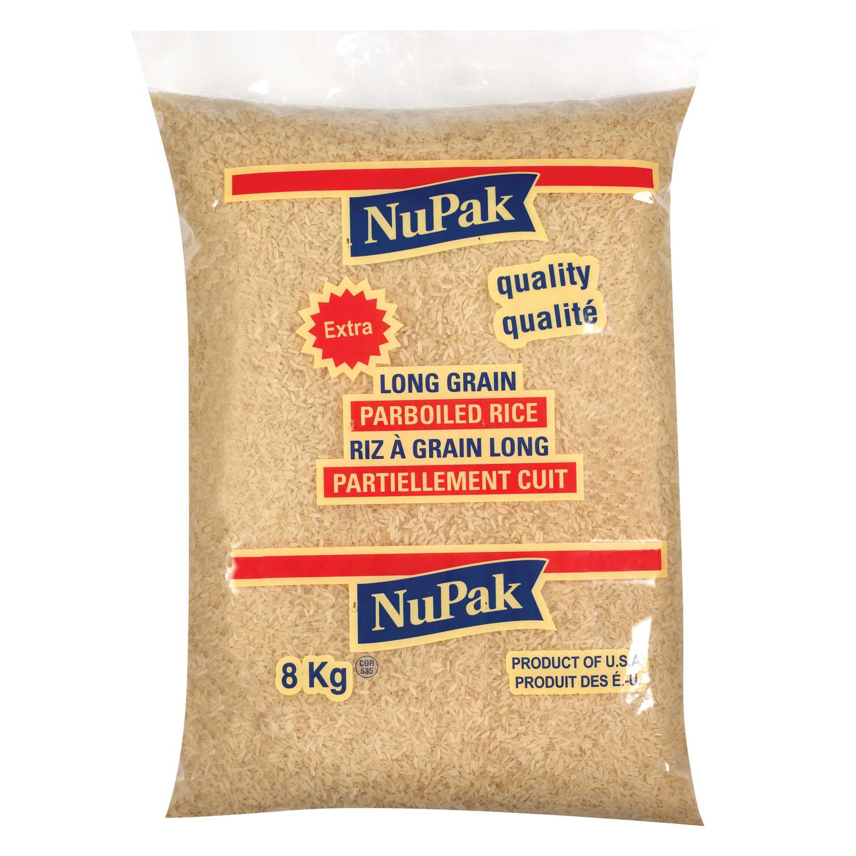 NuPak Parboiled Rice Long Grain