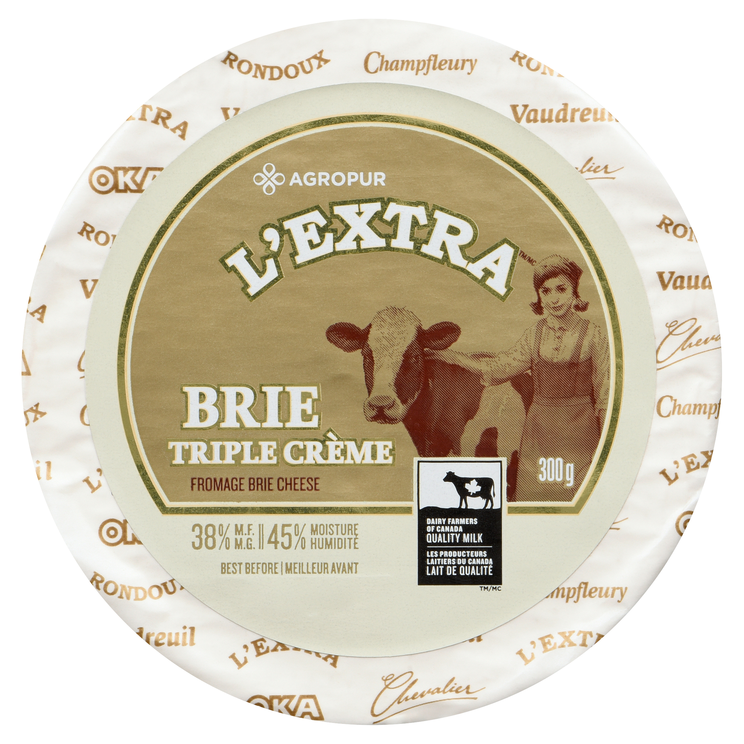 Agropur Signature L'Extra Triple Cream Brie Cheese
