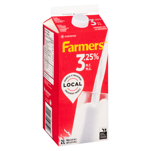 Buy Farmers Homogenized Milk 2 L | Foodland