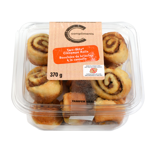 Compliments Two-Bite Cinnamon Rolls