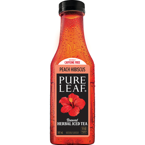Buy Pure Leaf Herbal Iced Tea Peach Hibiscus 547 ml (bottle