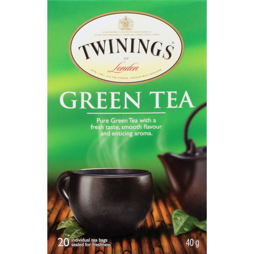 Buy Twinings Green Tea Pure 20 Tea Bags | IGA