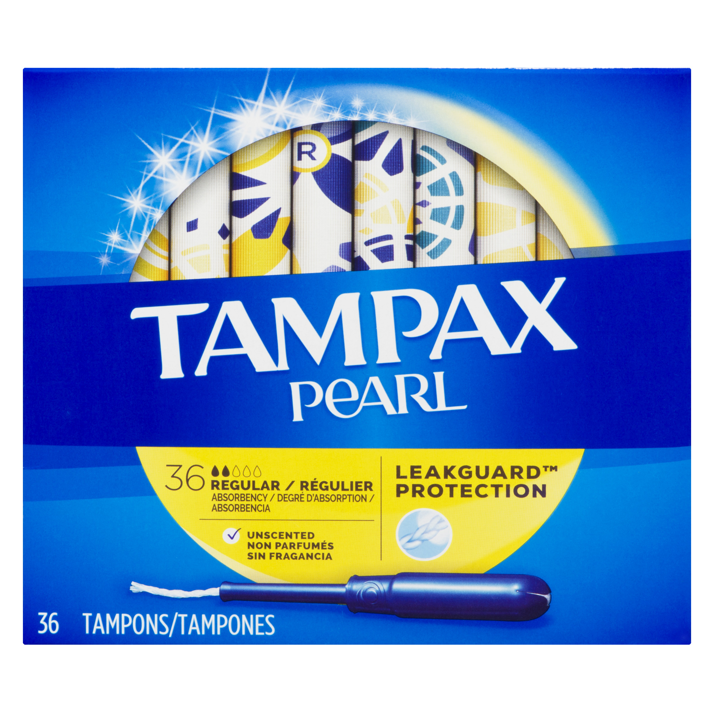 Tampax Pearl Tampons Super Plus Unscented